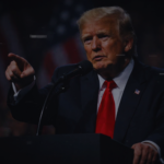 Trump said a large US naval force is now sailing toward Iran urging Tehran to negotiate a deal.