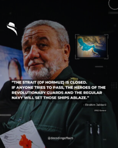 Strait of Hormuz Closed